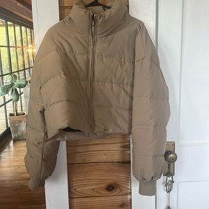 Princess Polly Cropped Puffer Jacket